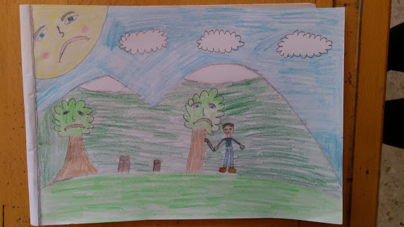 OUR FUTURE IS IN OUR HANDS/TREE MASSACRE by MEHTAP - Illustrated by Mehtap Özce Cömertoğlu - Ourboox.com