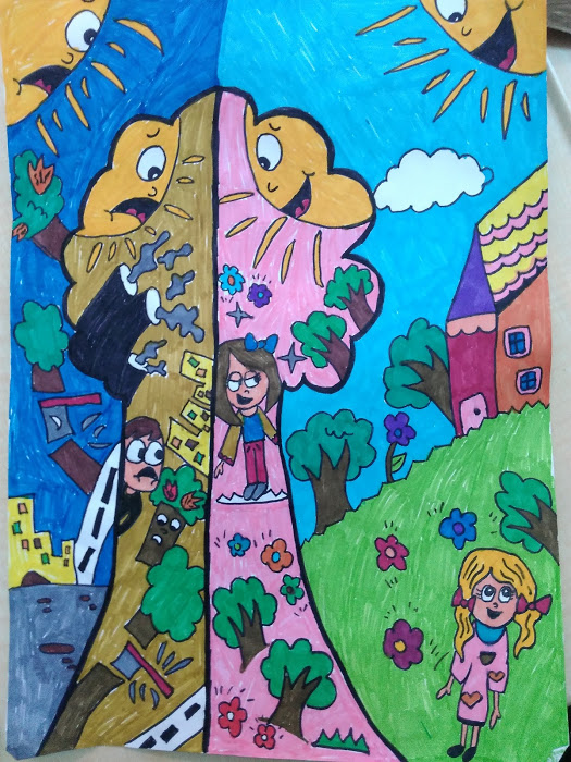 OUR FUTURE IS IN OUR HANDS/TREE MASSACRE by MEHTAP - Illustrated by Mehtap Özce Cömertoğlu - Ourboox.com