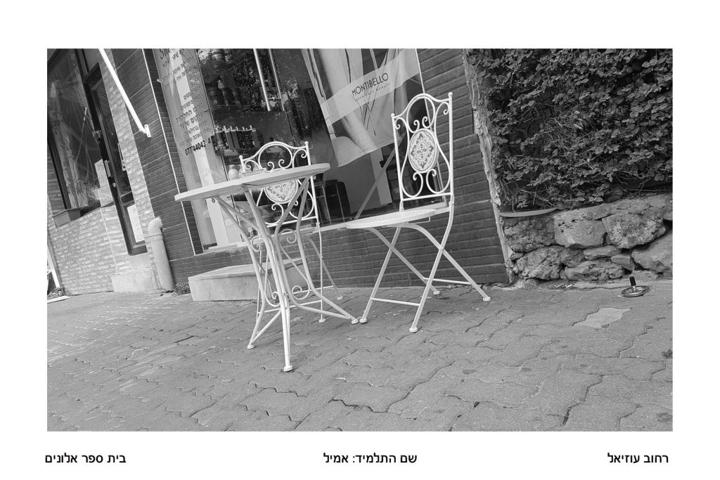 תלמידי אלונים משתתפים בפרויקט – “גלוייה לעין” צילום רחובות העיר פתח תקוה by orly - Illustrated by אורלי קאופמן - Ourboox.com