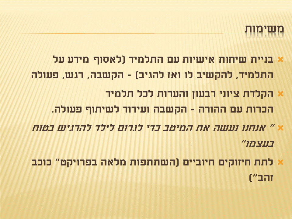 לחנך דור מחנך – Year Plan by Irena - Ourboox.com