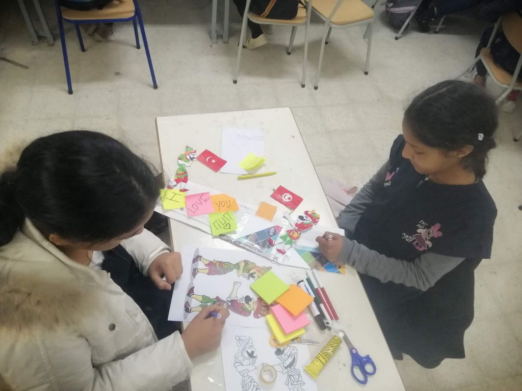 a gift hand made by students