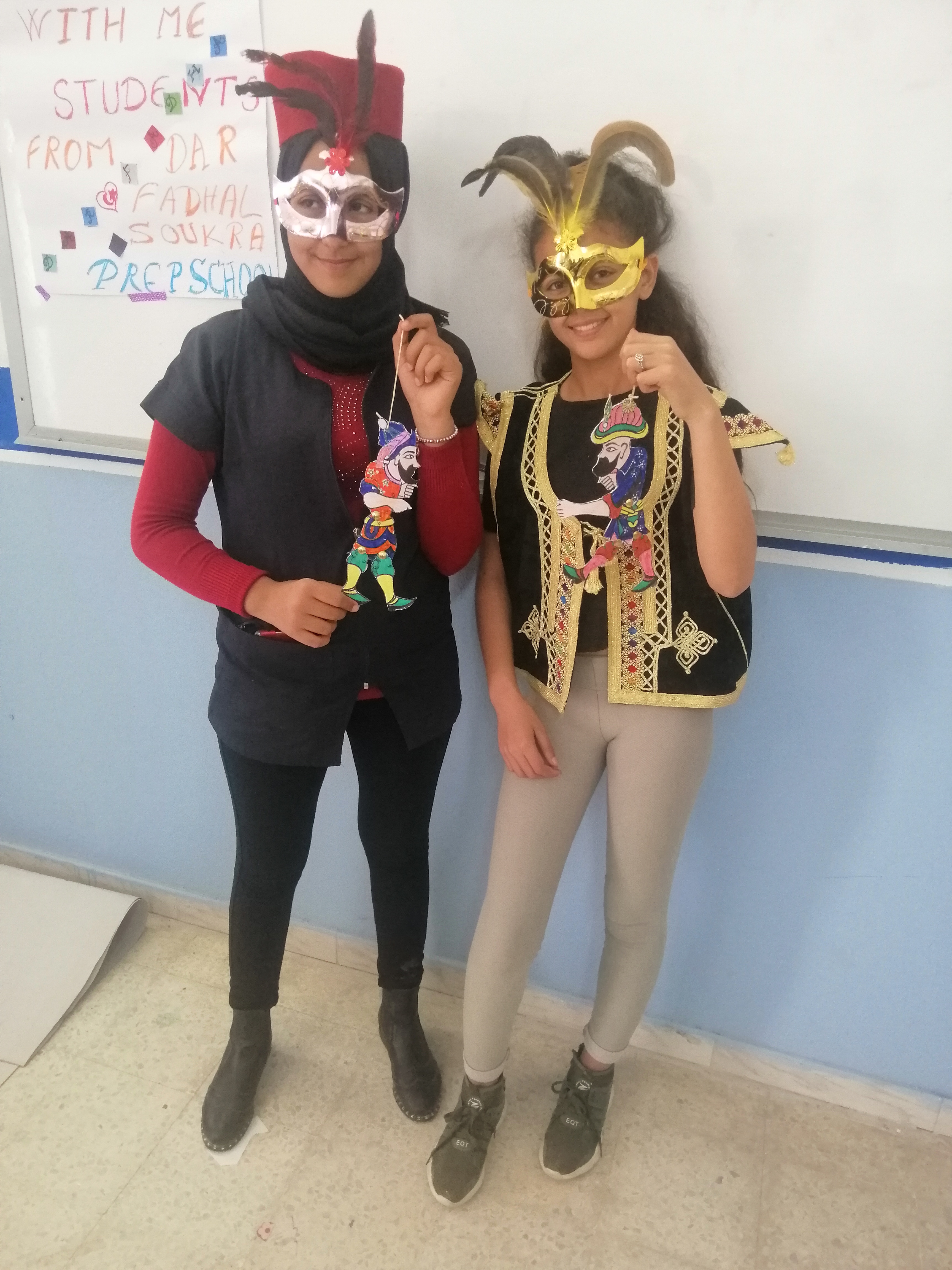 Karagoz and Hacivat by Fatma chakroun - Illustrated by Fatma Chakroun & Dar Fadhal shchool students - Ourboox.com