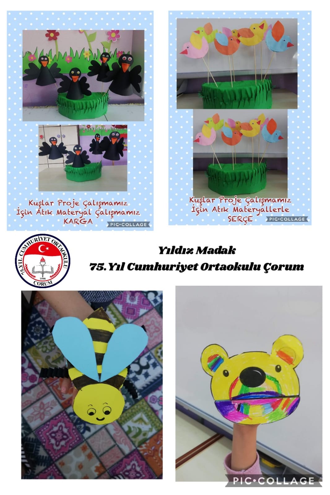 MİNİK ELLER BÜYÜK İŞLER PROJESİ GERİ DÖNÜŞÜMDEN OYUNCAK ETKİNLİKLERİ by NEVİM YILDIRIM SARITEPE - Ourboox.com