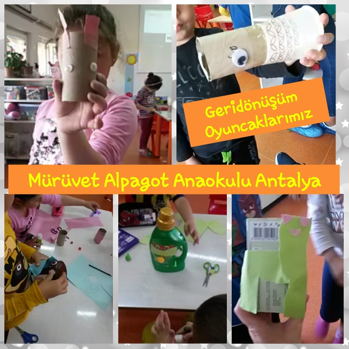 MİNİK ELLER BÜYÜK İŞLER PROJESİ GERİ DÖNÜŞÜMDEN OYUNCAK ETKİNLİKLERİ by NEVİM YILDIRIM SARITEPE - Ourboox.com