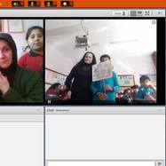 Students from different schools are in communication