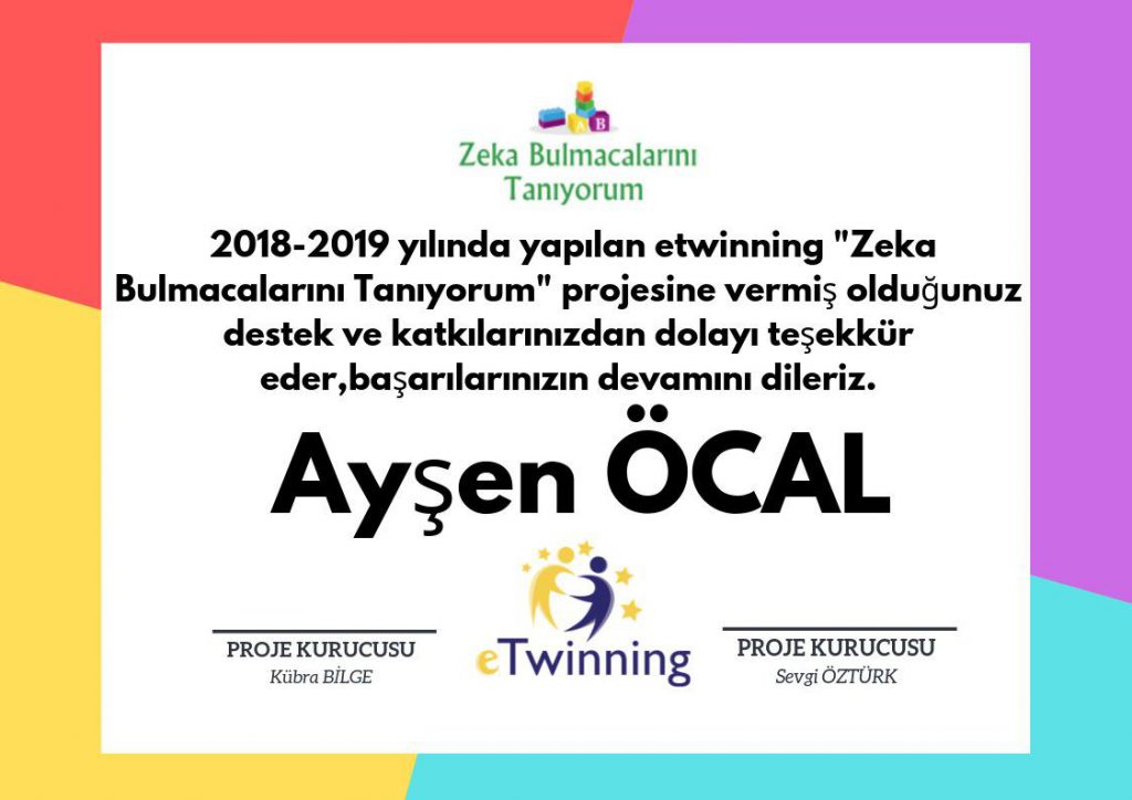 Proje Öğretmen Katılım Belgeleri E-Book by kadriye - Ourboox.com