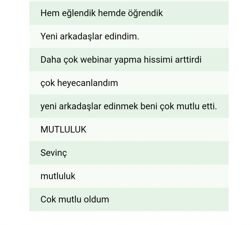 Öğrenci Proje Değerlendirmesi Anket Sonuçları by Arzu YILMAZ YETİMOĞLU - Illustrated by Benim Okul Bahçem - Ourboox.com