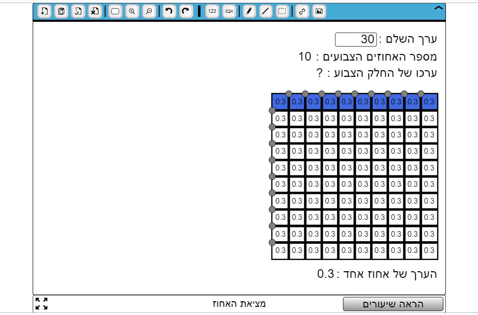 שיעור בנושא אחוזים – כיתה ו by nasreen - Ourboox.com