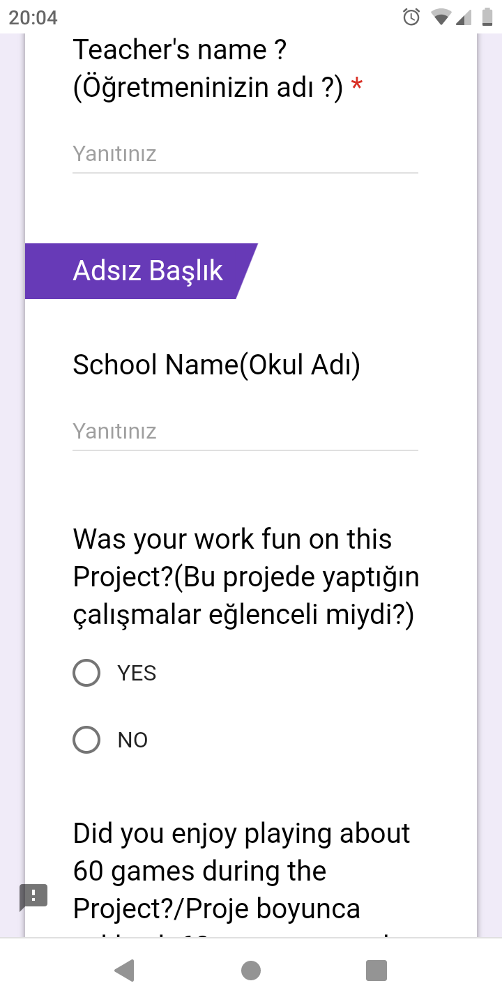 chıldrens olımpıcs games öğrenci anket sonuçları by Özlem Taş - Ourboox.com