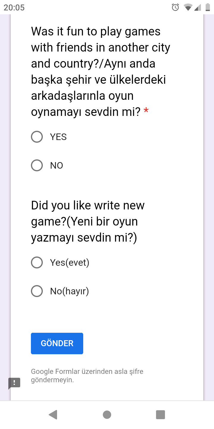 chıldrens olımpıcs games öğrenci anket sonuçları by Özlem Taş - Ourboox.com