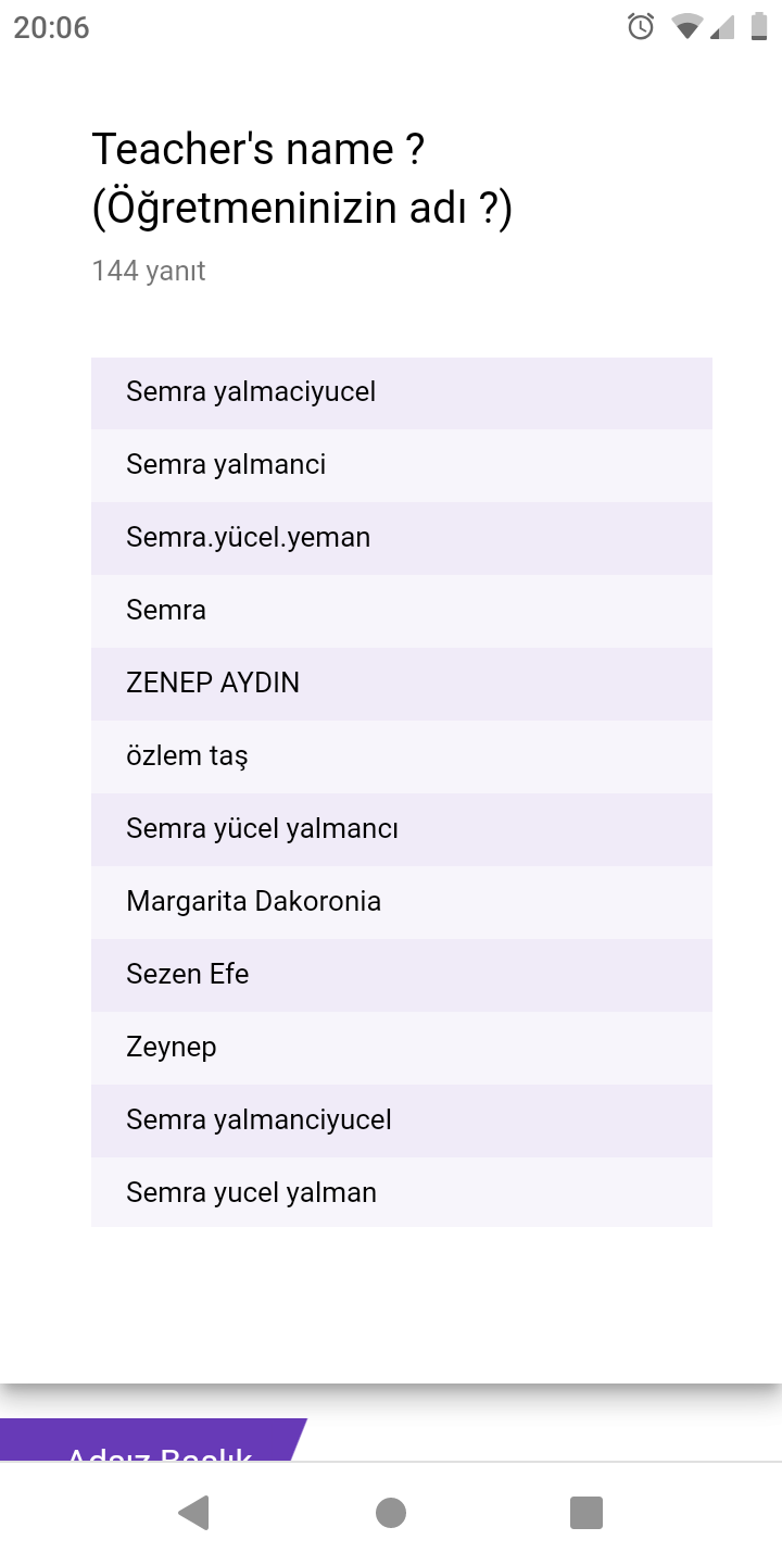 chıldrens olımpıcs games öğrenci anket sonuçları by Özlem Taş - Ourboox.com