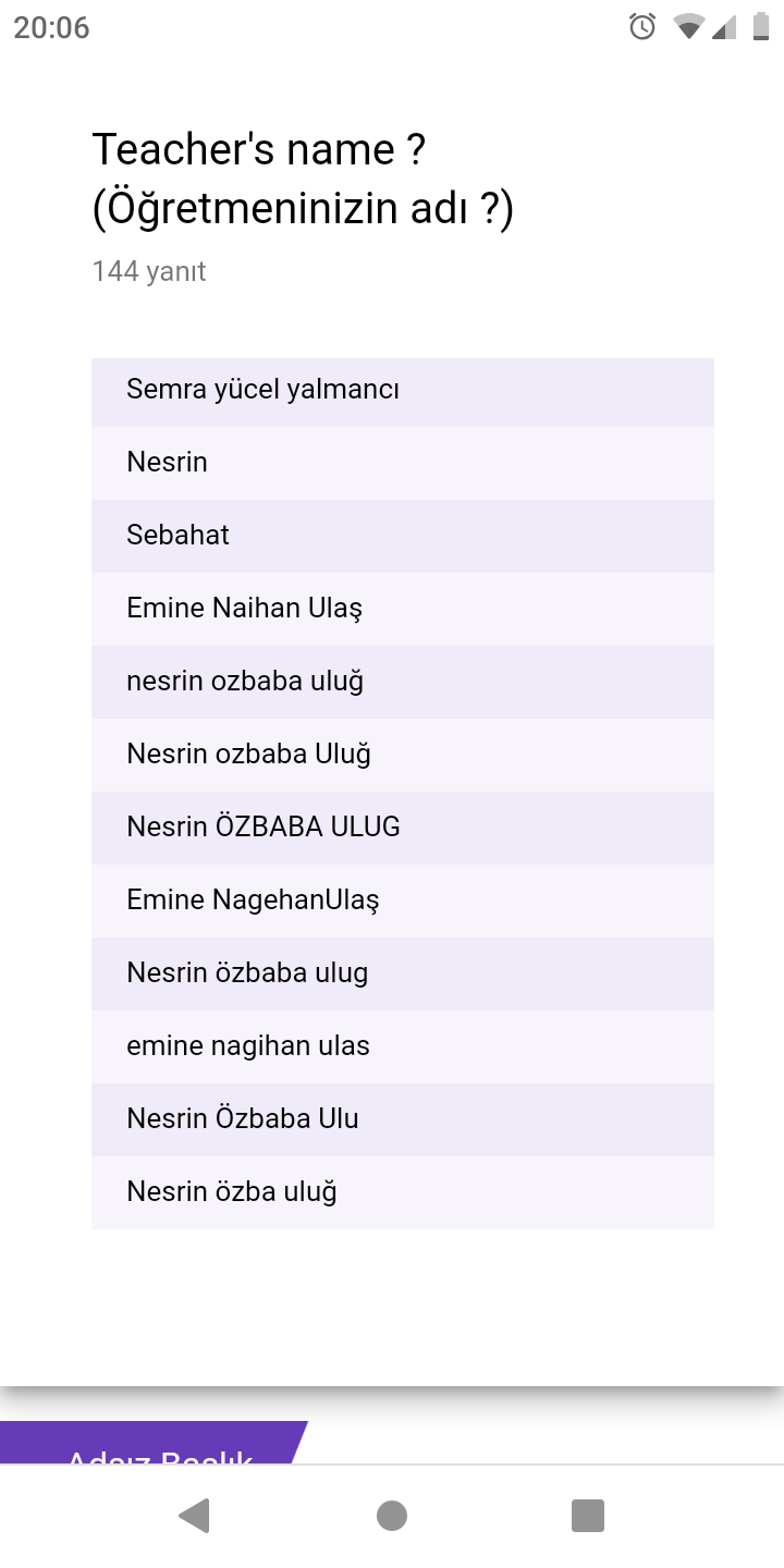 chıldrens olımpıcs games öğrenci anket sonuçları by Özlem Taş - Ourboox.com