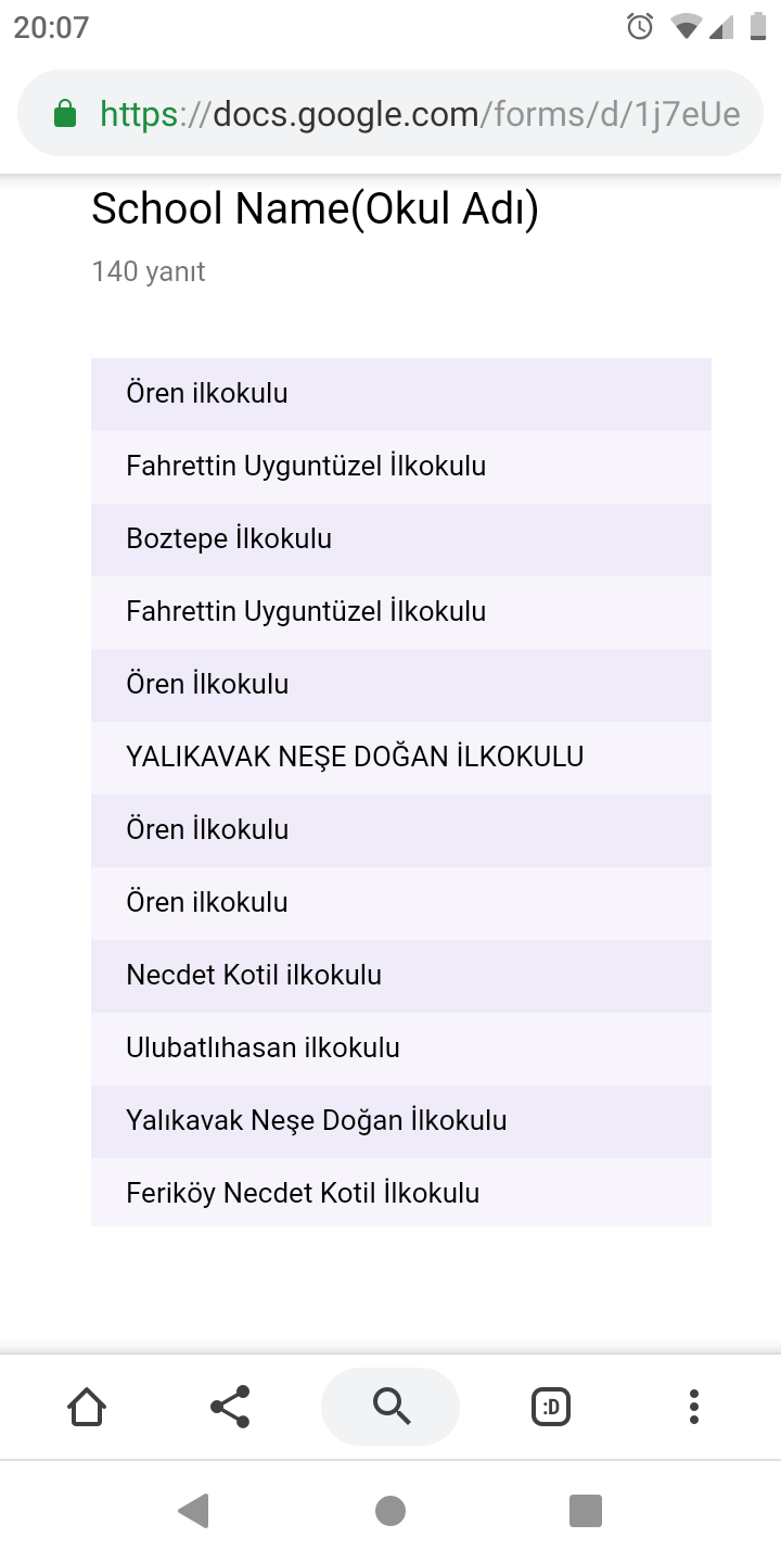 chıldrens olımpıcs games öğrenci anket sonuçları by Özlem Taş - Ourboox.com