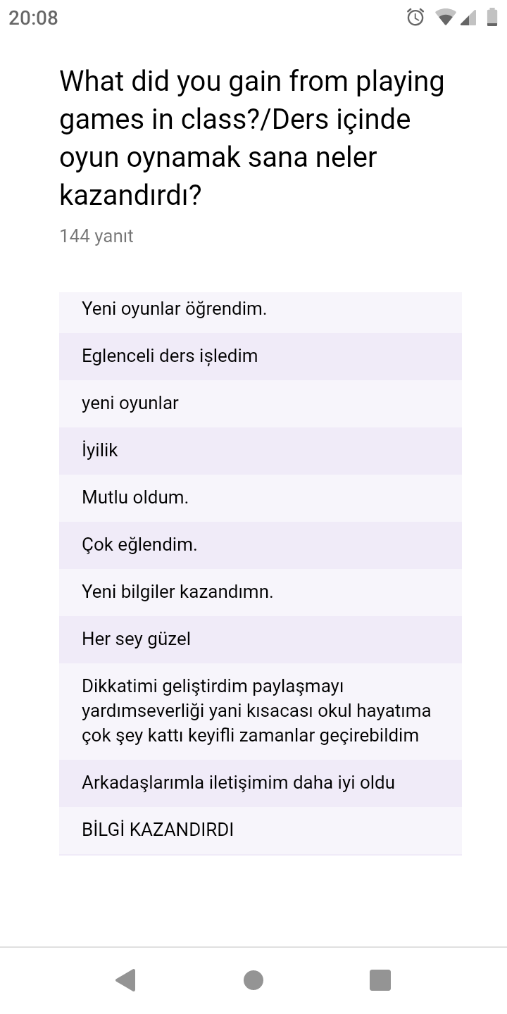 chıldrens olımpıcs games öğrenci anket sonuçları by Özlem Taş - Ourboox.com