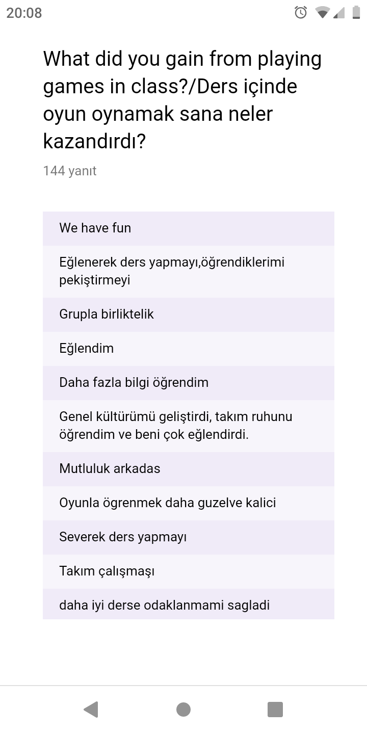 chıldrens olımpıcs games öğrenci anket sonuçları by Özlem Taş - Ourboox.com