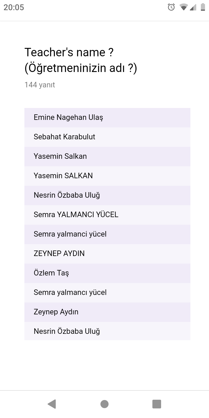 CHİLDREN GAMES OLIMPICS PROJECTS STUDENTS SURVEY RESULTS by Özlem Taş - Ourboox.com