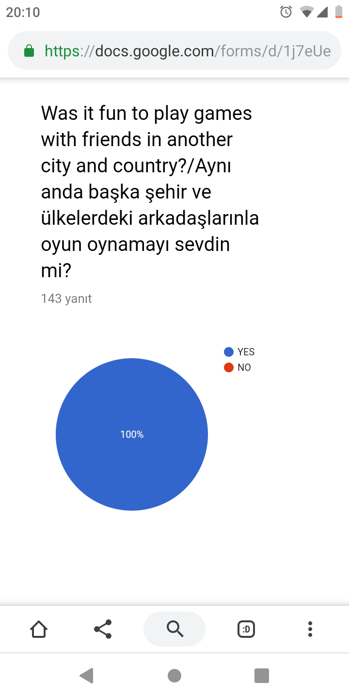 CHİLDREN GAMES OLIMPICS PROJECTS STUDENTS SURVEY RESULTS by Özlem Taş - Ourboox.com
