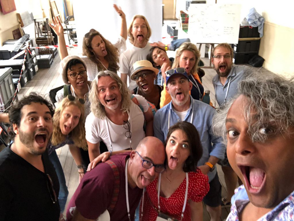 Creating Minibooks at Kinnernet Europe with Tali Orad and Great Writers by Mel Rosenberg - מל רוזנברג - Illustrated by thanks Dr. Vishal Nanglia for the photo - Ourboox.com