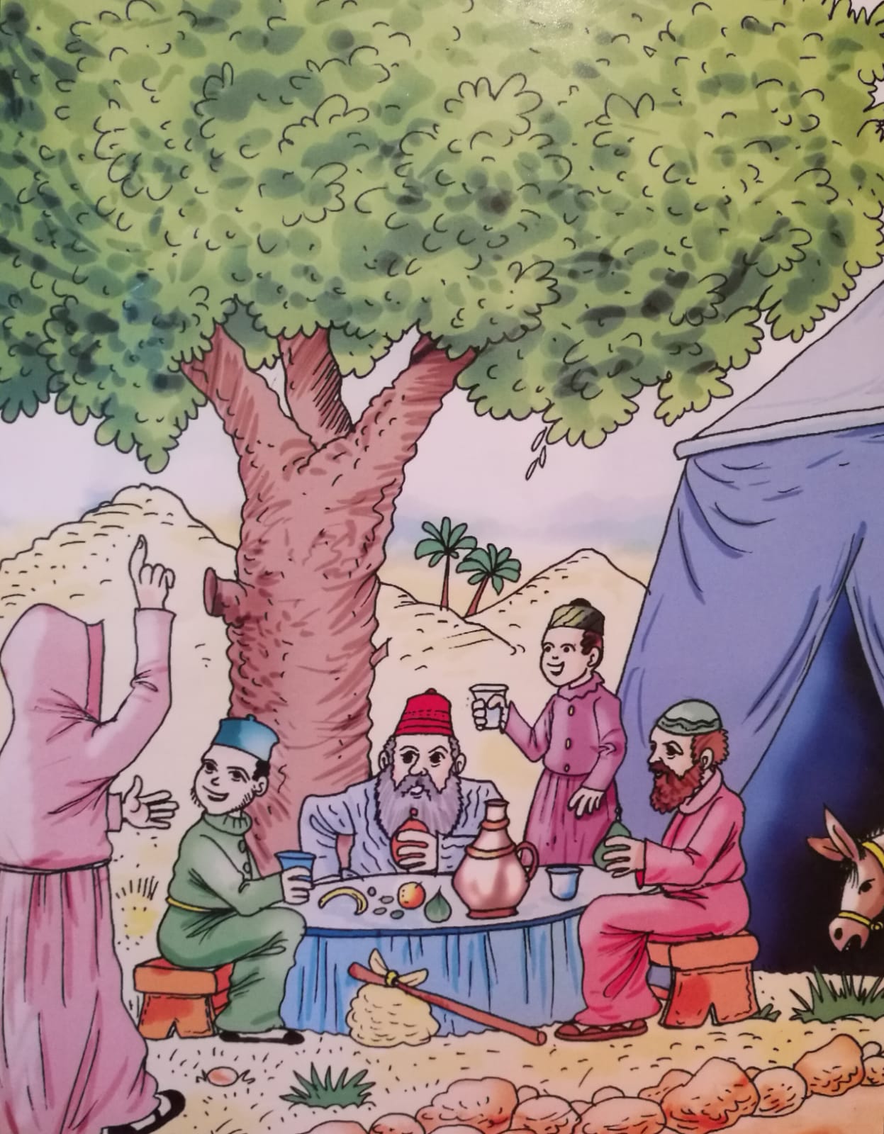 פרשת וירא – ביקור המלאכים by chana  - Illustrated by המורה חני - Ourboox.com