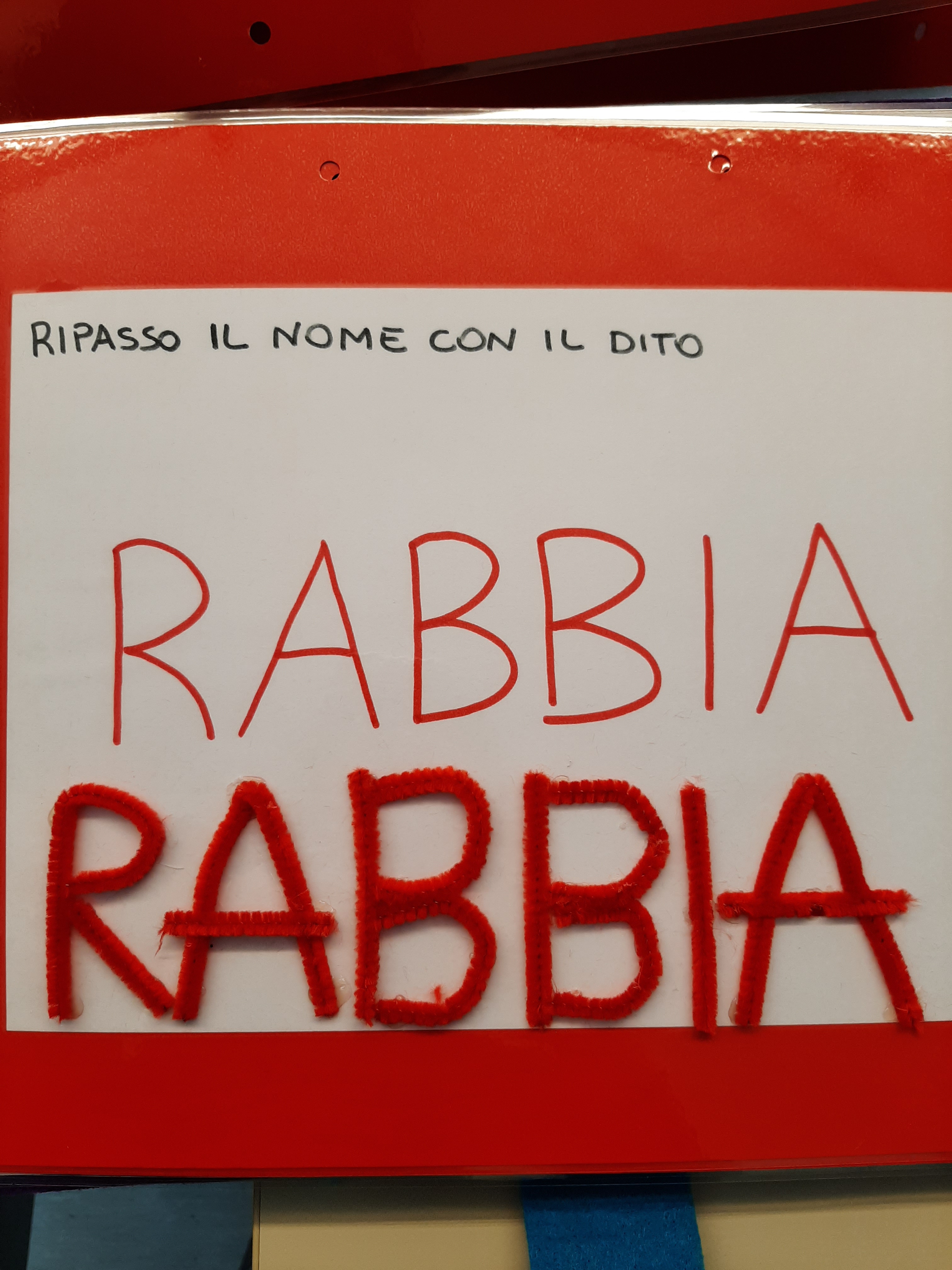 rendere la parola tattile