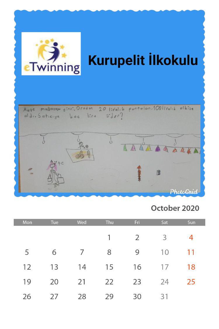 Üretken Çocukların Matematik Dünyası”Projesi Takvim Ortak Çalışması” by Nurten Karakış - Ourboox.com