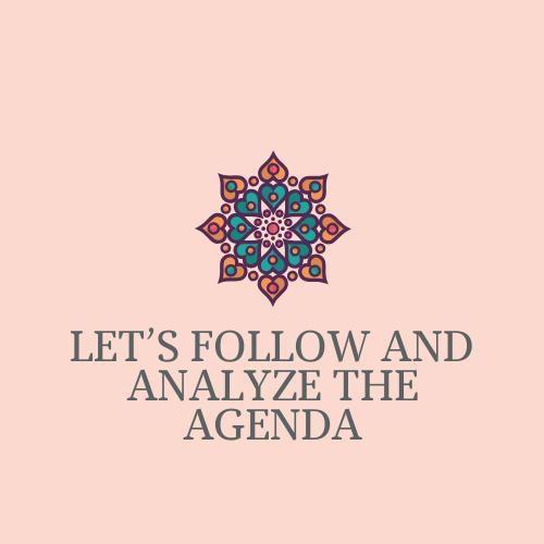 “Let’s Follow and Analyze The Agenda” Teacher Logos by Nurten Karakış - Ourboox.com