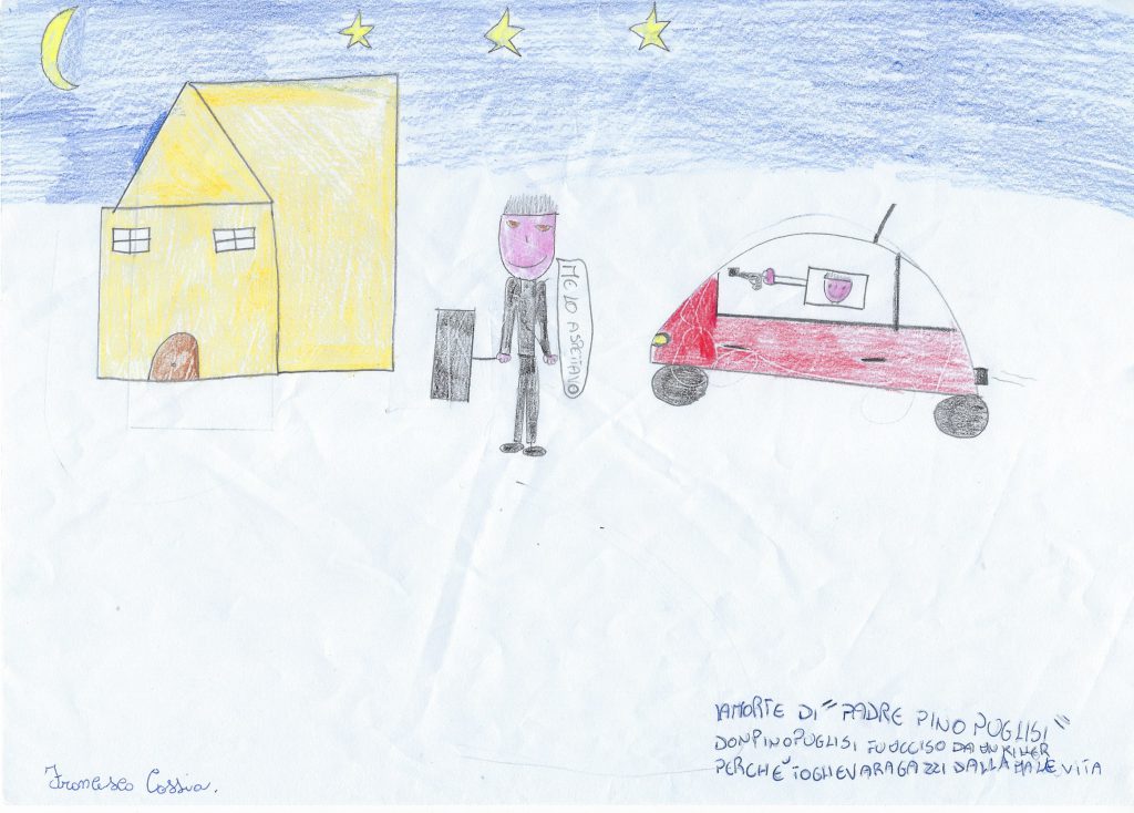 Padre Pino Puglisi: testimone di fede e di speranza by Rosaria Ricciardo - Illustrated by 5 A-B-C-D / Anno Scolastico 2017-18 /      8° I.C. "E. Vittorini" - SIRACUSA - Ourboox.com