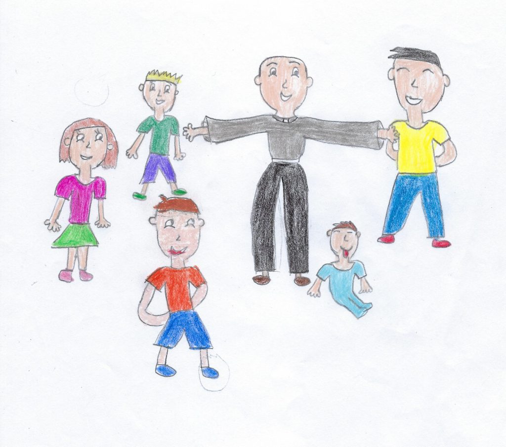 Padre Pino Puglisi: testimone di fede e di speranza by Rosaria Ricciardo - Illustrated by 5 A-B-C-D / Anno Scolastico 2017-18 /      8° I.C. "E. Vittorini" - SIRACUSA - Ourboox.com