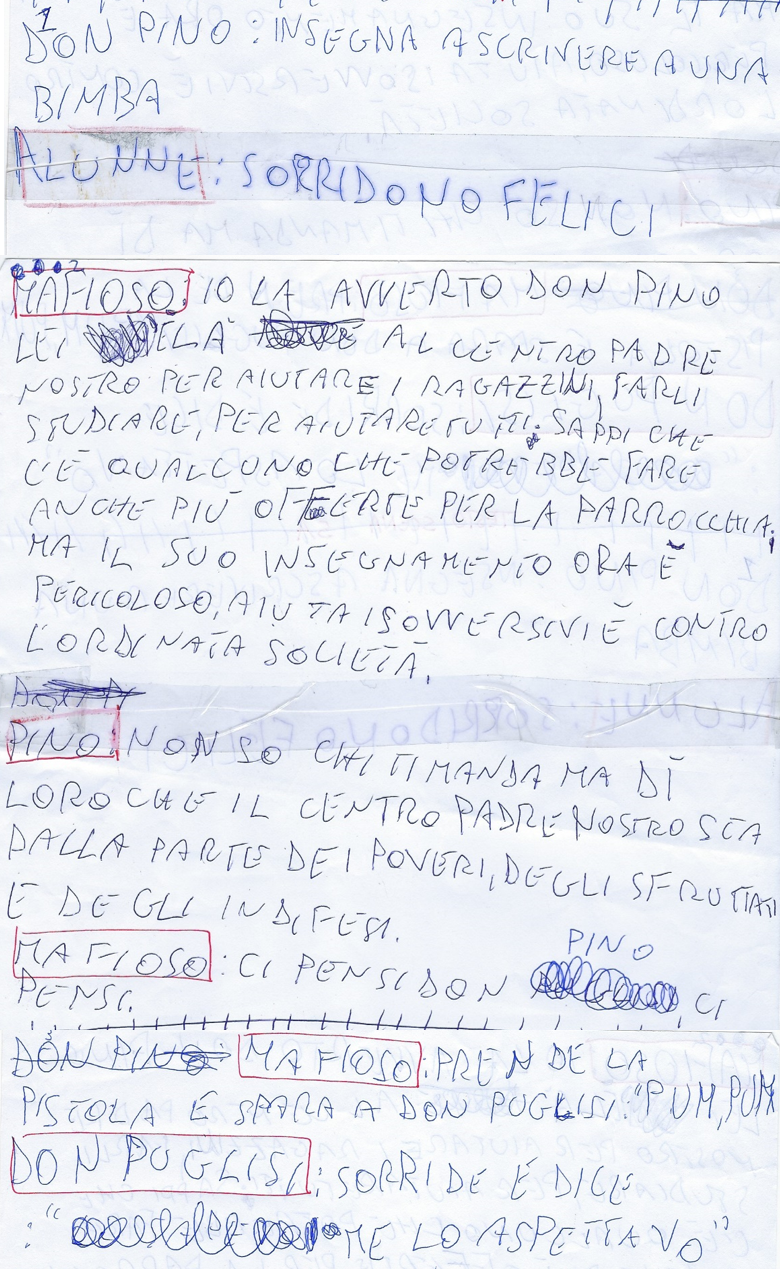 Padre Pino Puglisi: testimone di fede e di speranza by Rosaria Ricciardo - Illustrated by 5 A-B-C-D / Anno Scolastico 2017-18 /      8° I.C. "E. Vittorini" - SIRACUSA - Ourboox.com