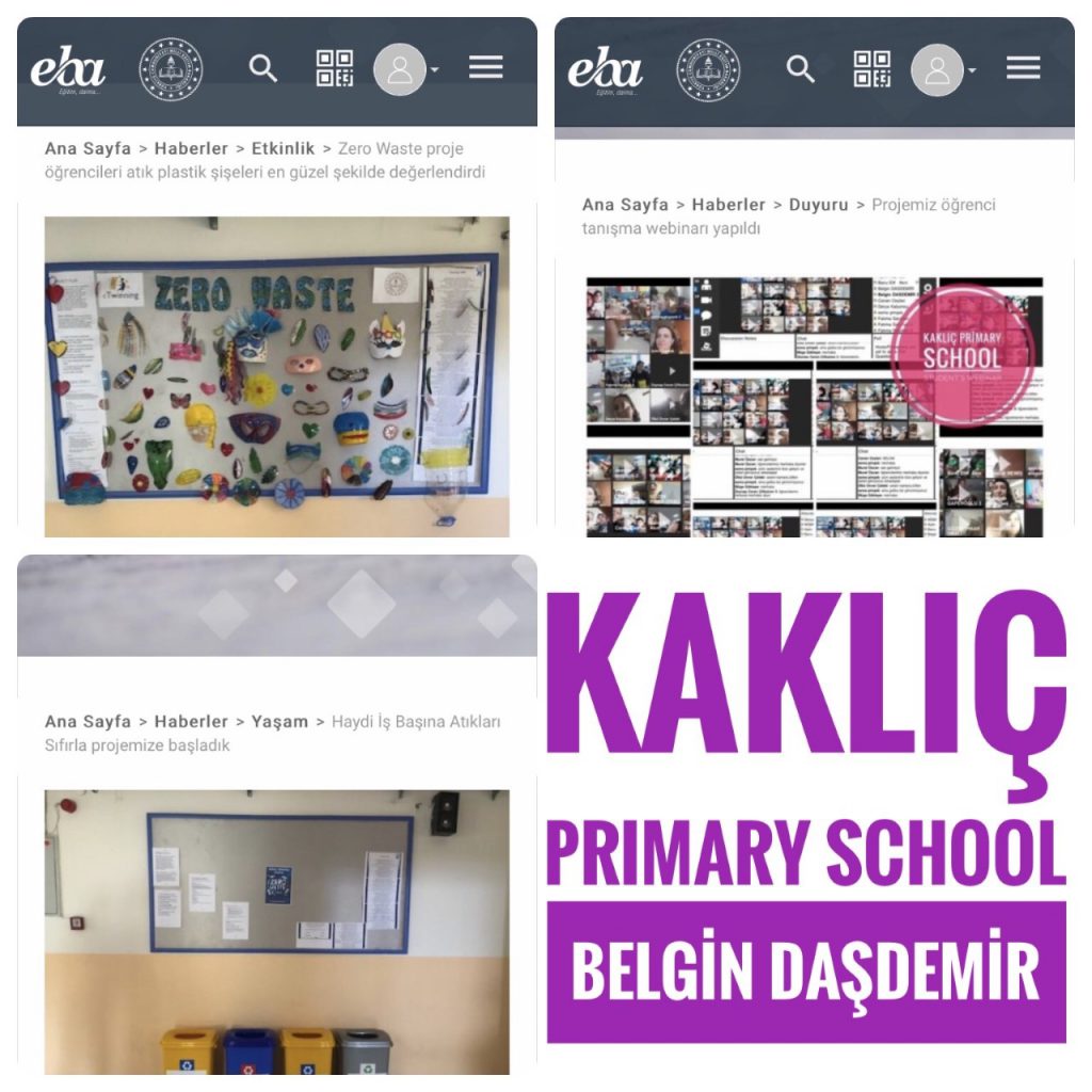 KAKLIÇ PRIMARY SCHOOL ZERO WASTE by belgin dasdemir - Ourboox.com