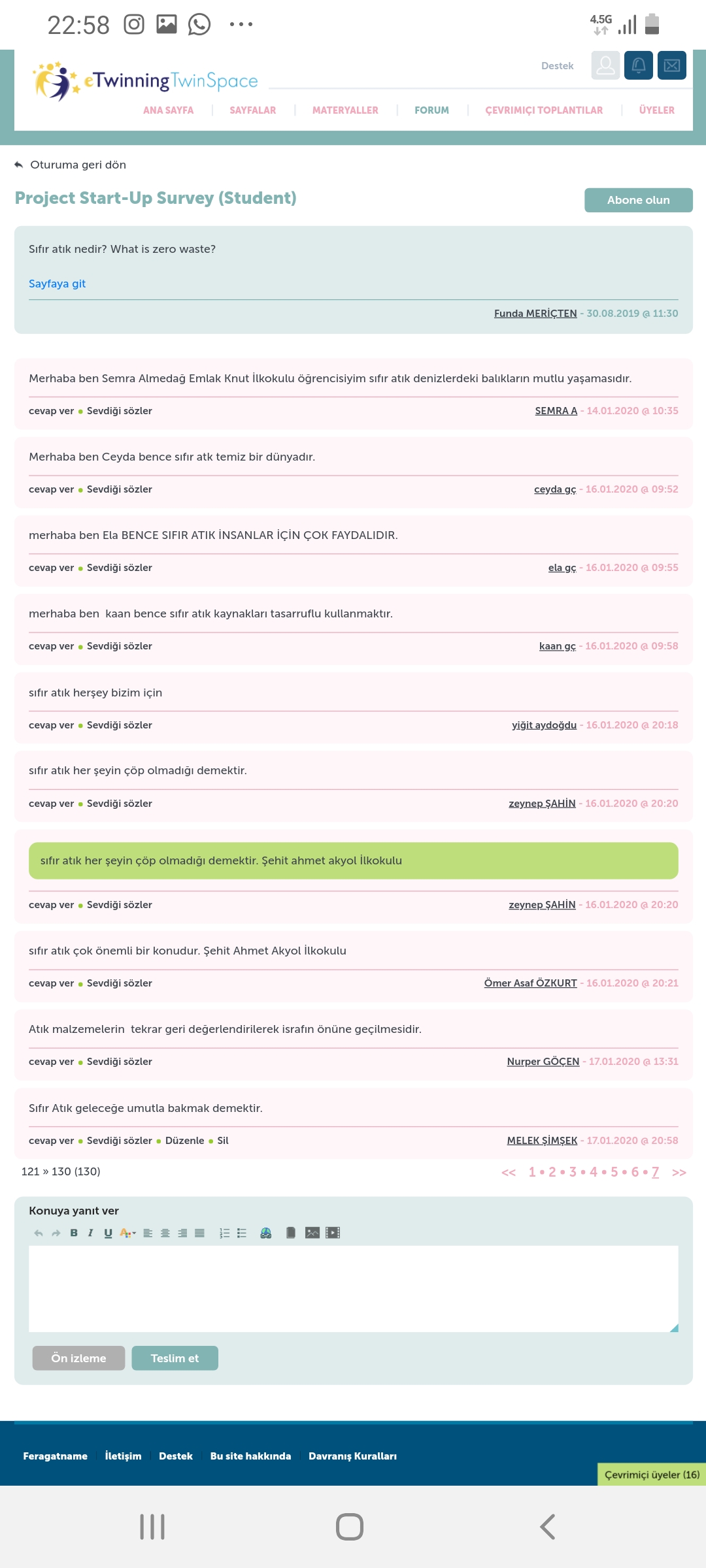 ZERO WASTE FORUM by Melek ŞİMŞEK - Ourboox.com