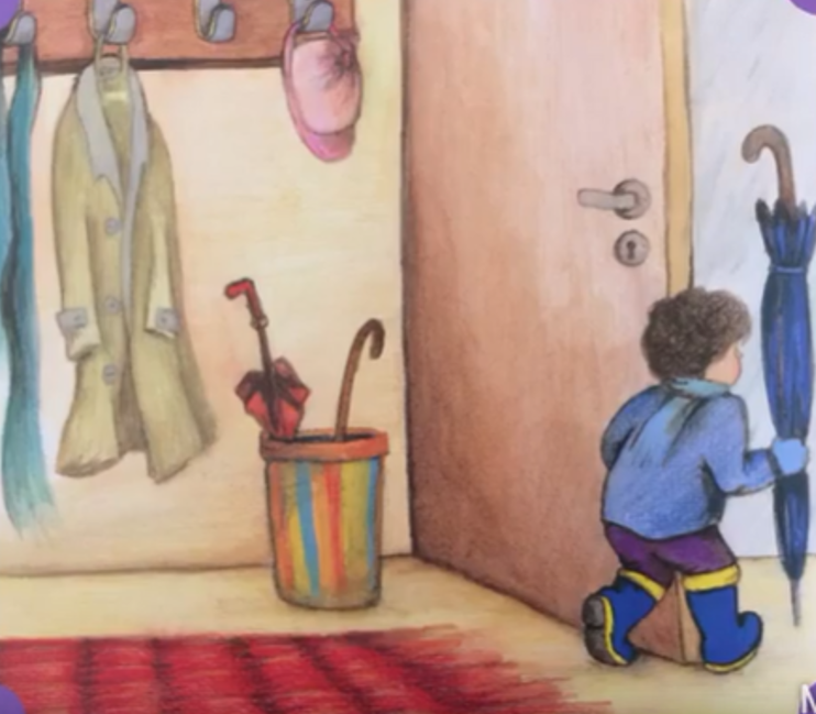 המטריה של אבא by galit dajan - Illustrated by פזית מילר דושי - Ourboox.com