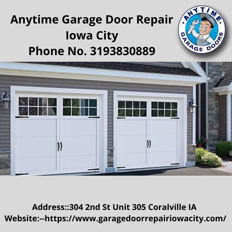 Best Commercial Garage Door Repair Service In Iowa City by Anytime Garage Door Repair Iowa City - Ourboox.com