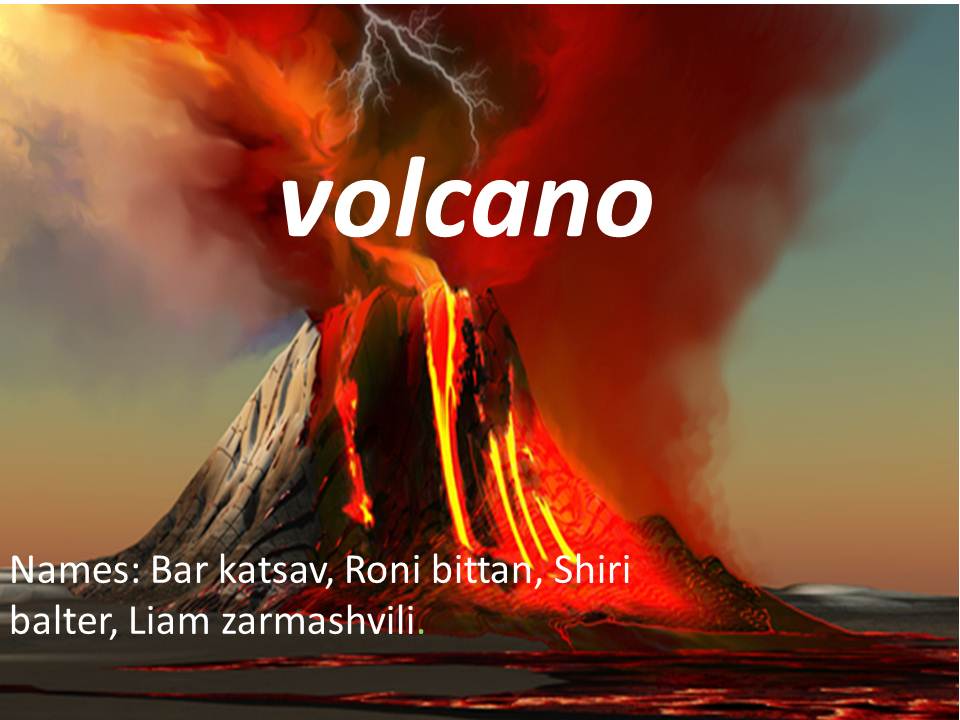 volcano by Liam bar shiri roni - Ourboox.com