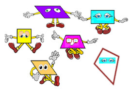 الاشكال الرباعية by amaly - Illustrated by  املي برانسي وسالي ياسين - Ourboox.com