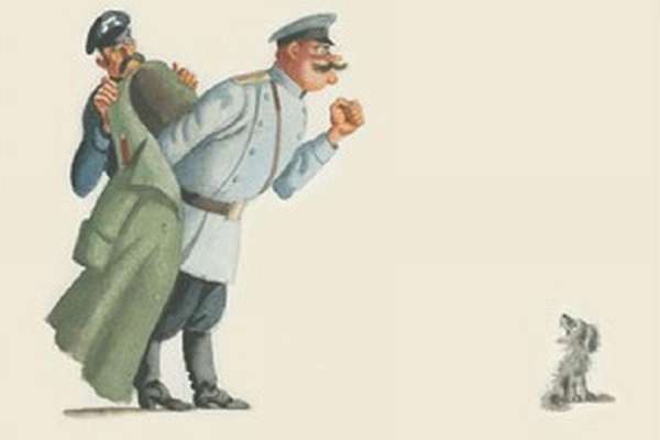 הזיקית – אנטון פ’ צ’כוב by maayan gazit - Illustrated by מעיין, שירה ורוני .מ. - ח