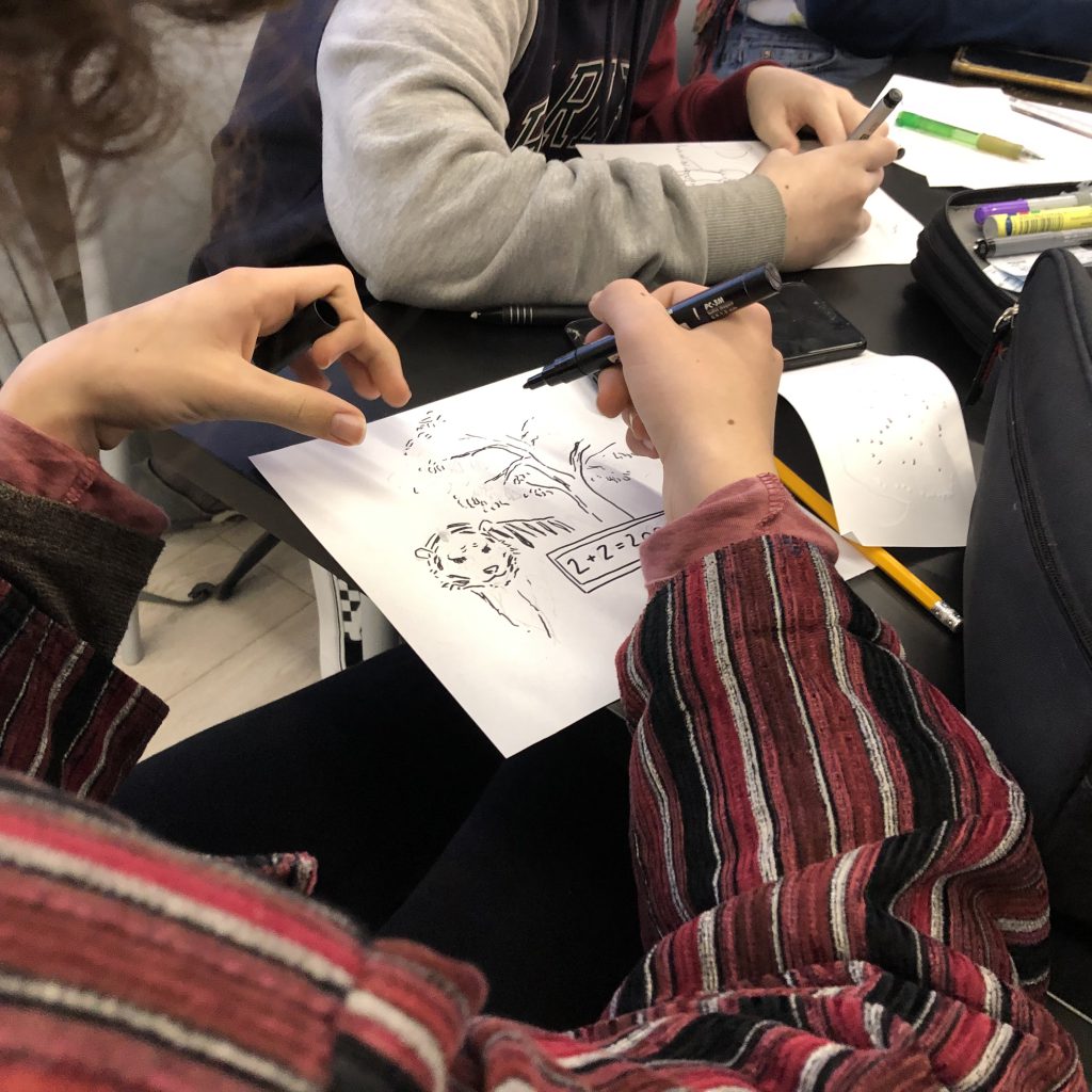 How to Illustrate a Children’s Book in Two Hours, with Micky Keidar and his Amazing Art Students by Mel Rosenberg - מל רוזנברג - Ourboox.com