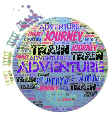ADVENTURE TRAIN eTWINNING PROJECT POSTERS by ynr - Illustrated by Hümeyra YENER - Ourboox.com