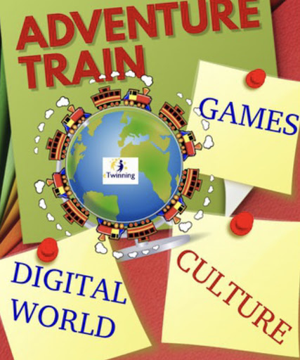 ADVENTURE TRAIN eTWINNING PROJECT POSTERS by ynr - Illustrated by Hümeyra YENER - Ourboox.com
