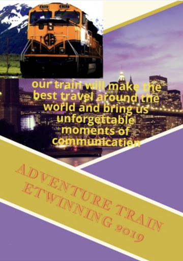 ADVENTURE TRAIN eTWINNING PROJECT POSTERS by ynr - Illustrated by Hümeyra YENER - Ourboox.com
