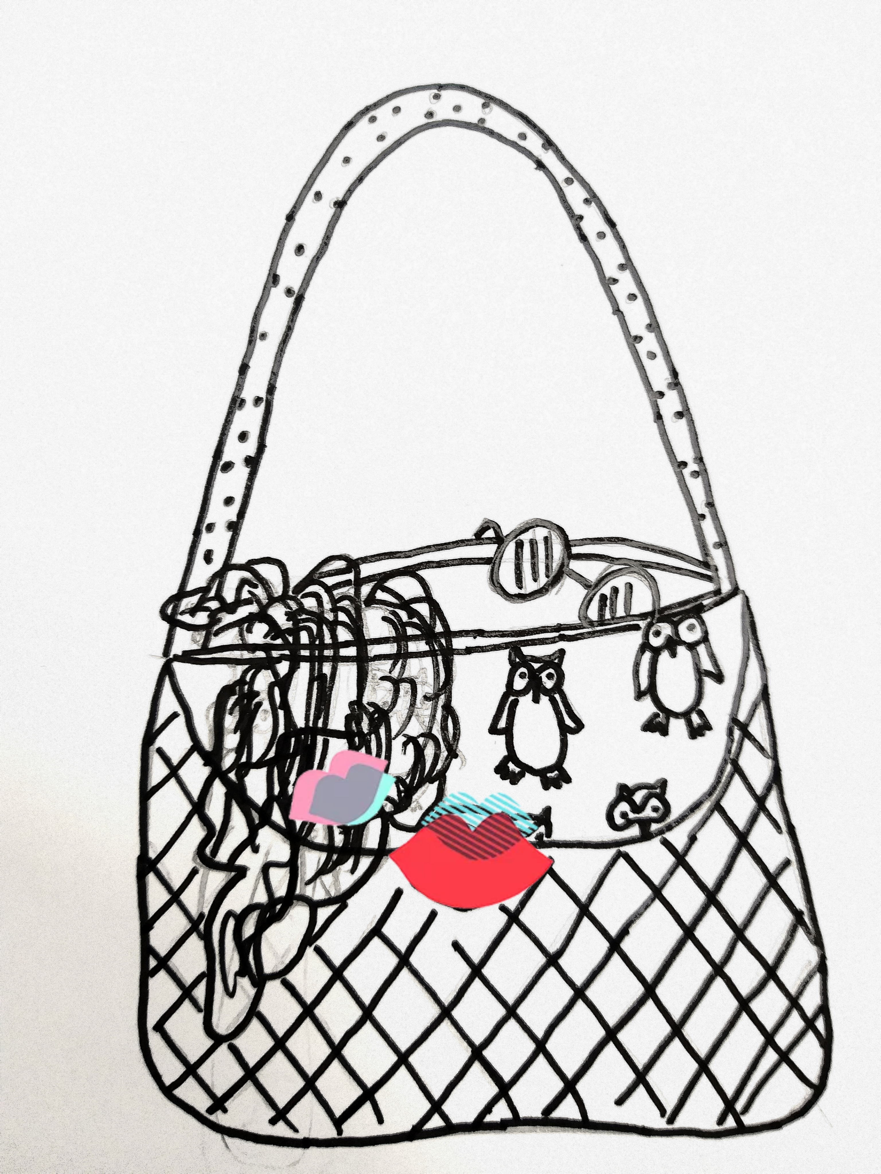 דוגמנית by maayan bernshteyn - Illustrated by מעיין ברנשטיין - Ourboox.com