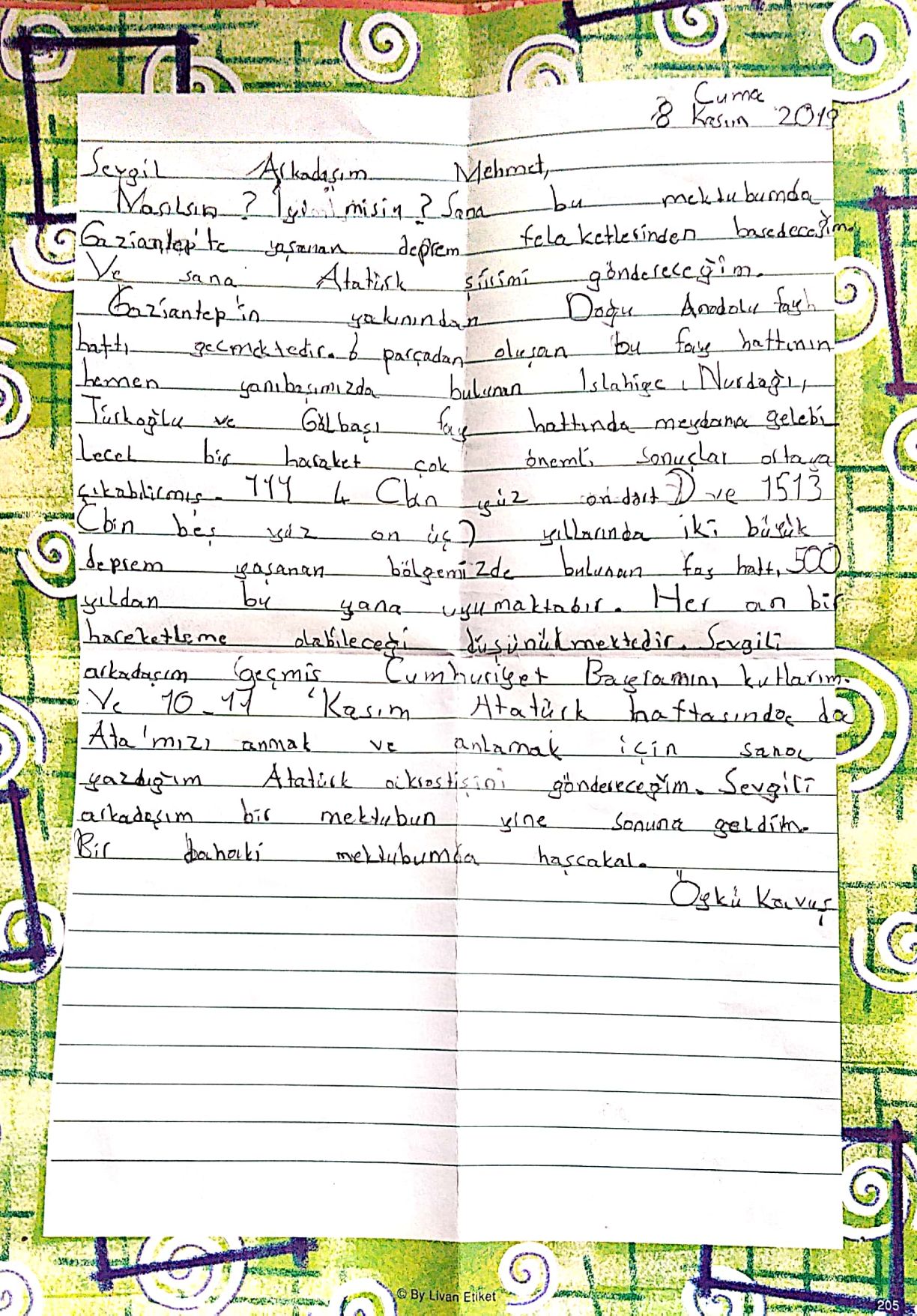 Gaziantep Mektuplarımız by By Mustafa - Ourboox.com