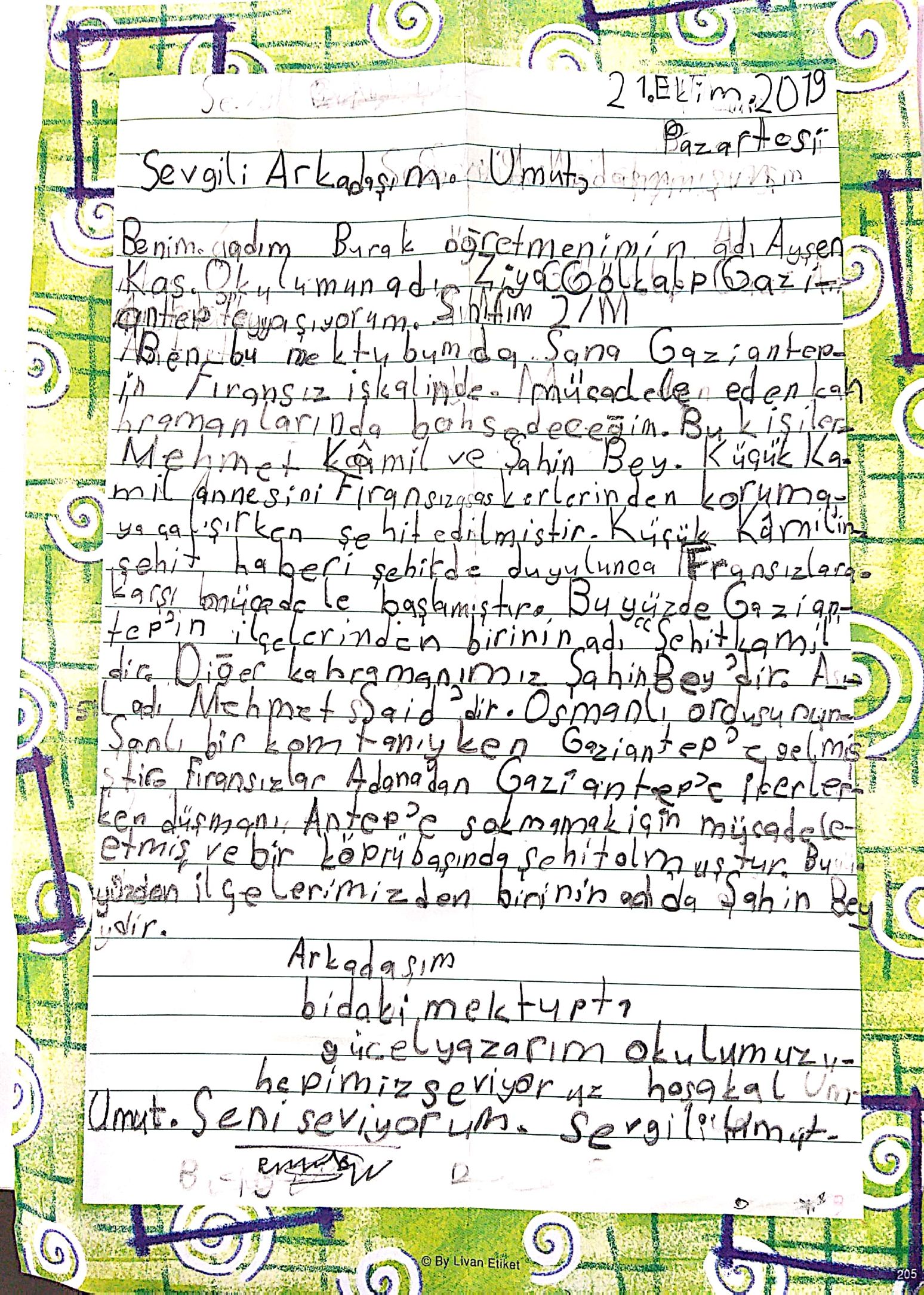 Gaziantep Mektuplarımız by By Mustafa - Ourboox.com