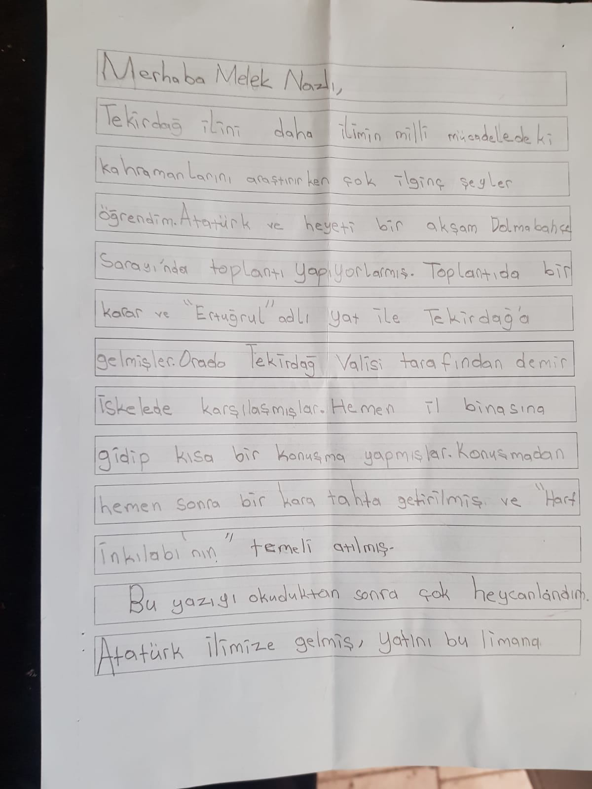 TEKİRDAĞ’DAN ANTALYA’YA MEKTUP VAR by SEMA BEGDE - Ourboox.com