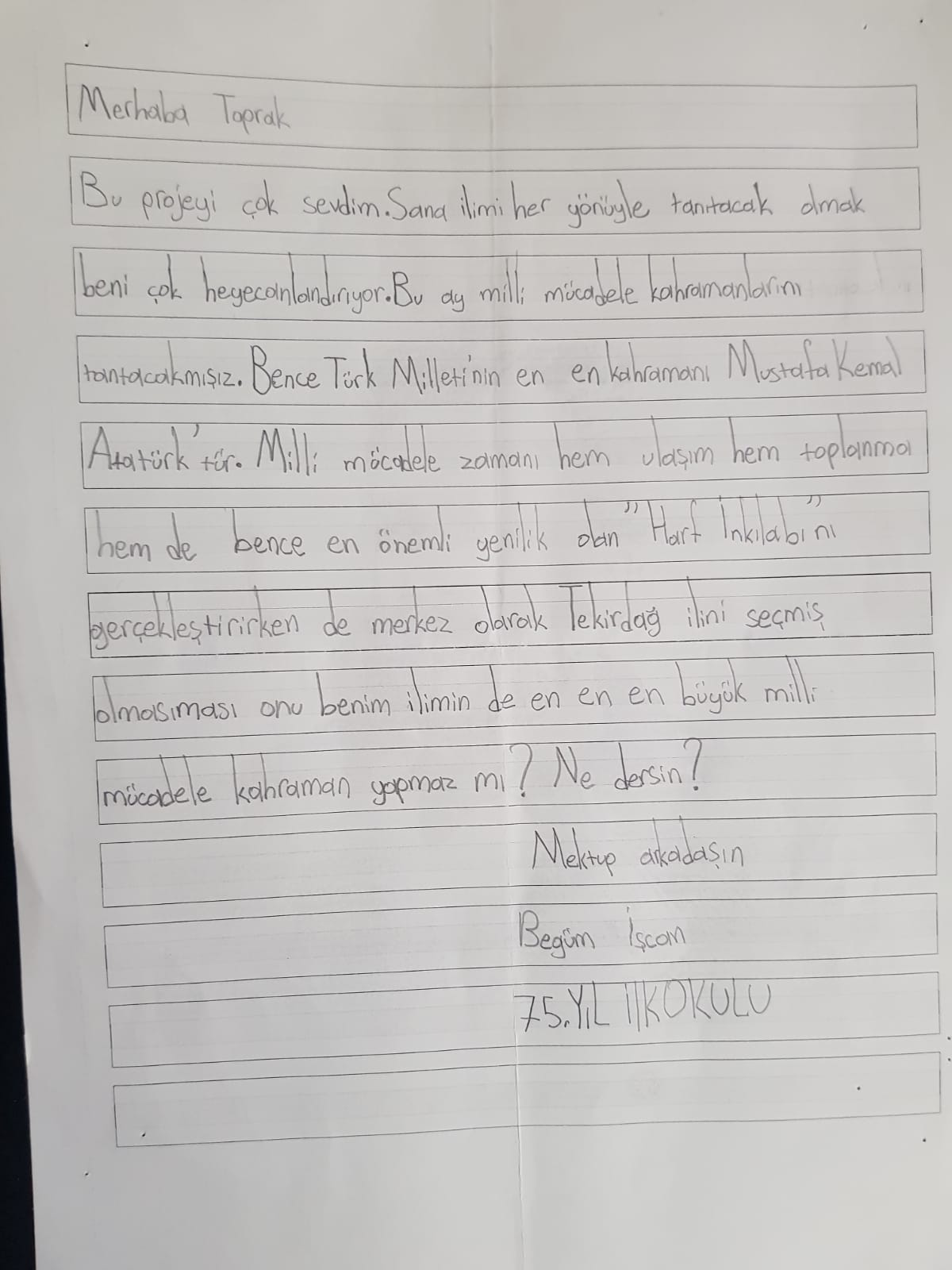 TEKİRDAĞ’DAN ANTALYA’YA MEKTUP VAR by SEMA BEGDE - Ourboox.com