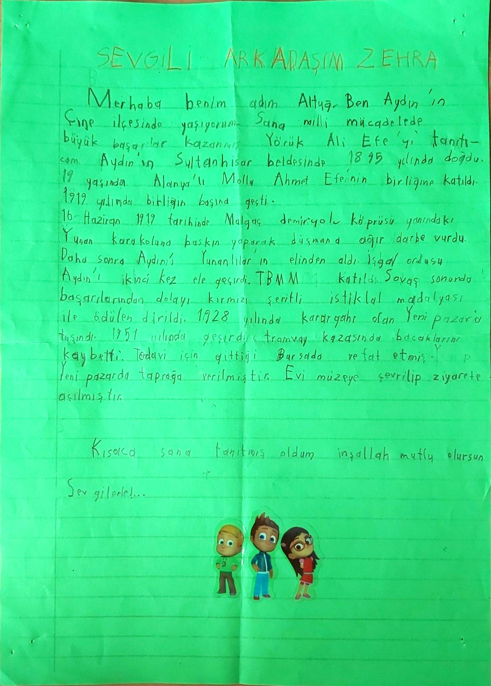 ” Aydın’dan Kırklareli’ne Mektup” by bilgen ALÇİÇEK - Ourboox.com