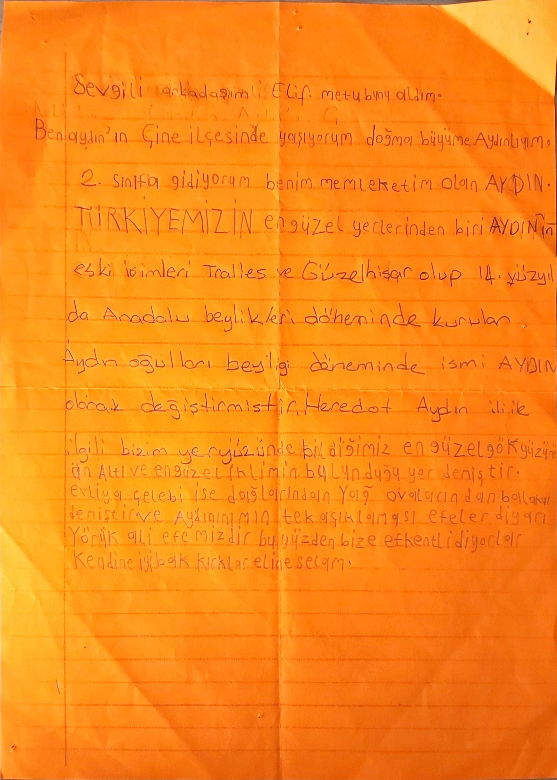 ” Aydın’dan Kırklareli’ne Mektup” by bilgen ALÇİÇEK - Ourboox.com