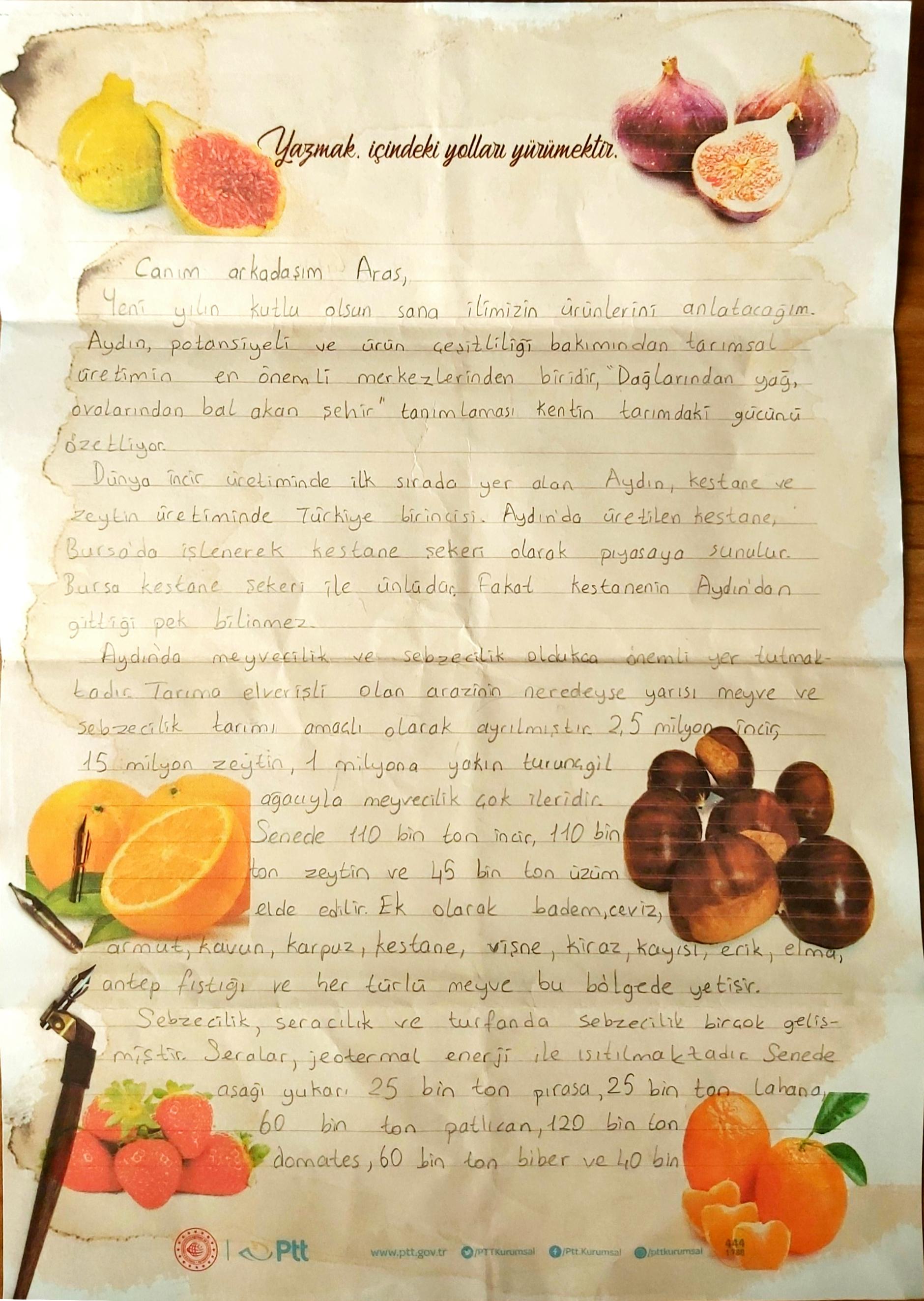 ” Aydın’dan Kırklareli’ne Mektup” by bilgen ALÇİÇEK - Ourboox.com