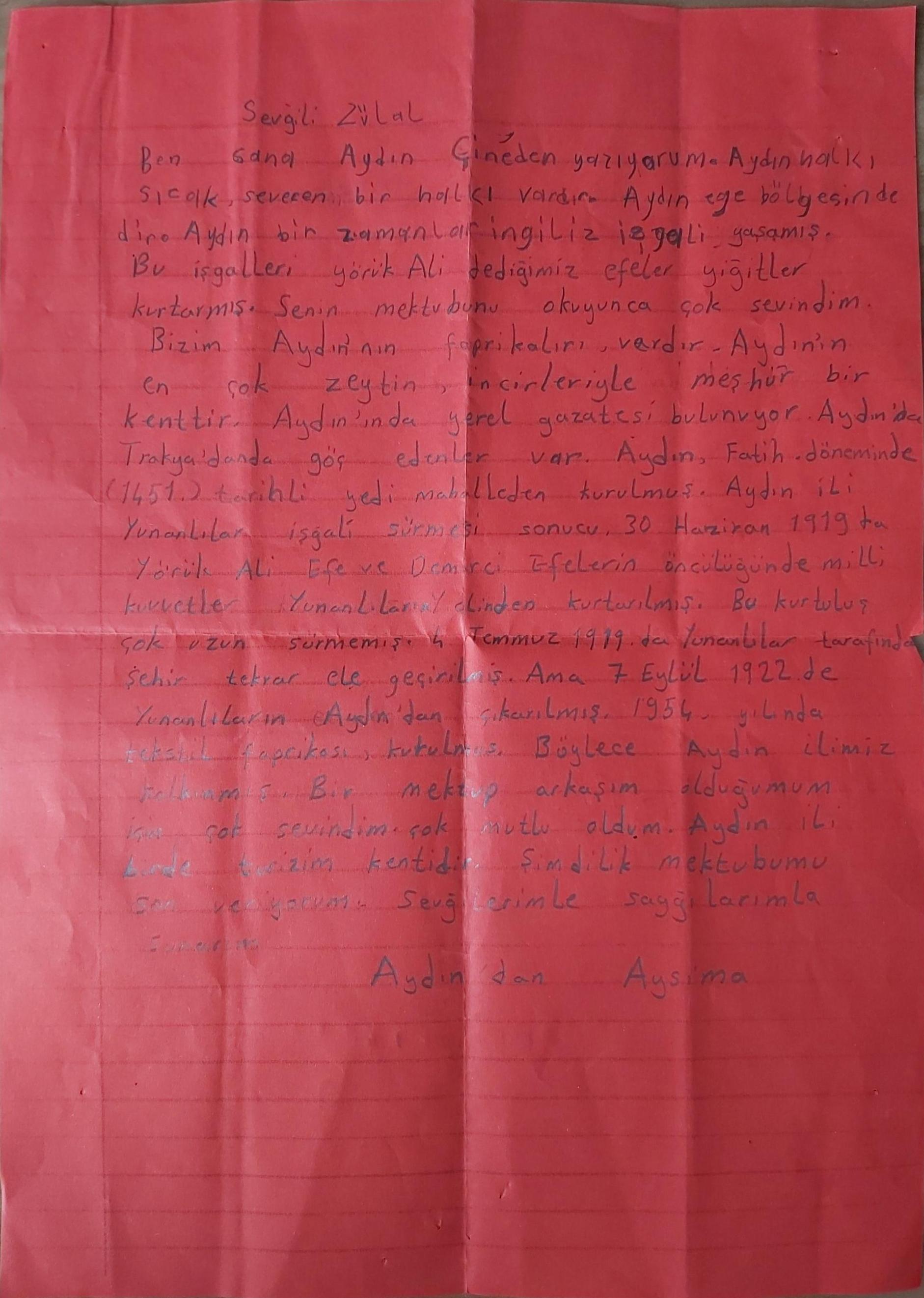 ” Aydın’dan Kırklareli’ne Mektup” by bilgen ALÇİÇEK - Ourboox.com