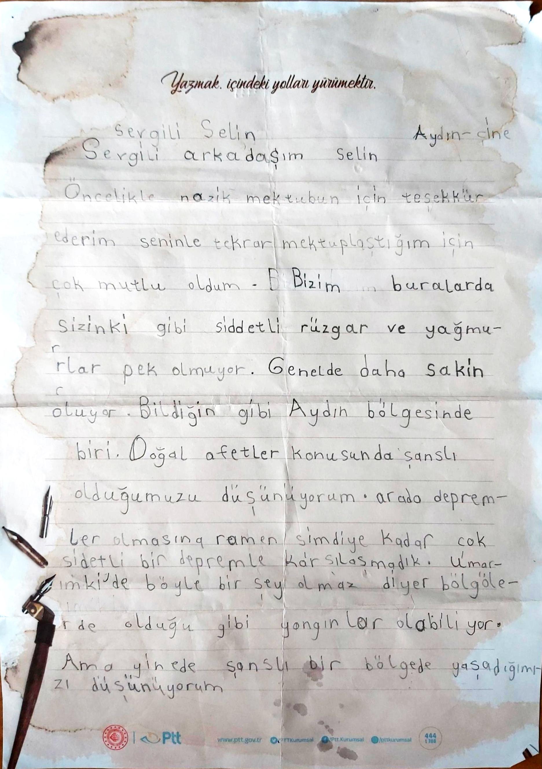 ” Aydın’dan Kırklareli’ne Mektup” by bilgen ALÇİÇEK - Ourboox.com